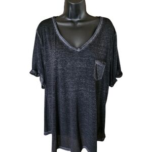 Style & Co. Black Short Sleeve Tee